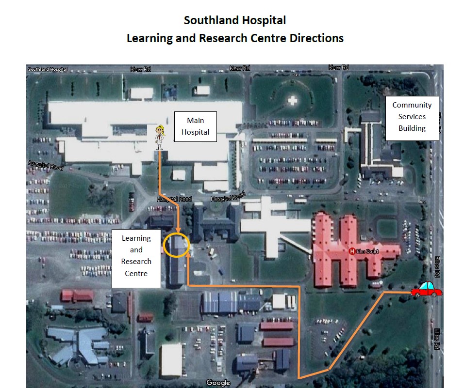 Southland Hospital Map